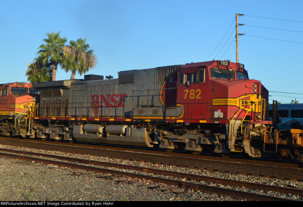 BNSF 782 at Sunset